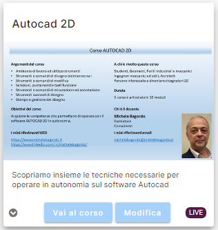 consulenza - formazione autocad Ferrara