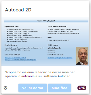 Corso Autocad 2D