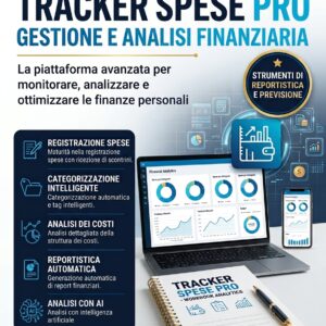 Mockup Web App Tracker Spese Pro Cloud e AI di Michele Bagordo